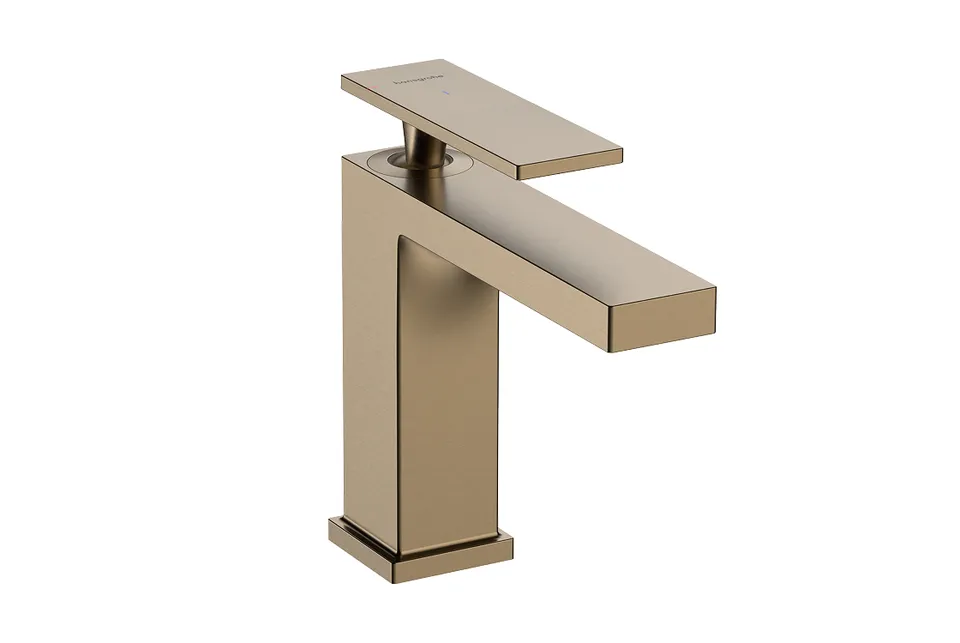 Змішувач Tecturis E 110 CoolStart EcoSmart+ з pop-up для умивальника, Brushed Bronze (73014140)