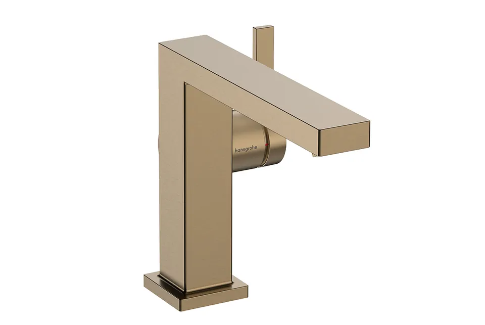 Змішувач Tecturis E 110 Fine CoolStart EcoSmart+ push-open для умивальника, Brushed Bronze (73020140)