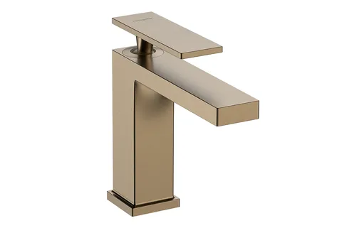 Змішувач Tecturis E 110 EcoSmart+ з pop-up для умивальника, Brushed Bronze (73010140)