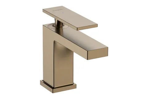 Змішувач Tecturis E 80 CoolStart EcoSmart+ pop-up для умивальника, Brushed Bronze (73002140)