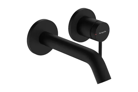 Змішувач Tecturis S 165 для умивальника зі стіни, Matt Black (73350670)