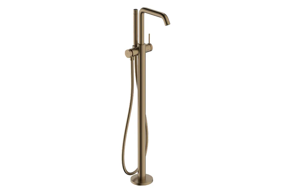 Змішувач Tecturis S для ванни підлоговий, Brushed Bronze (73440140)