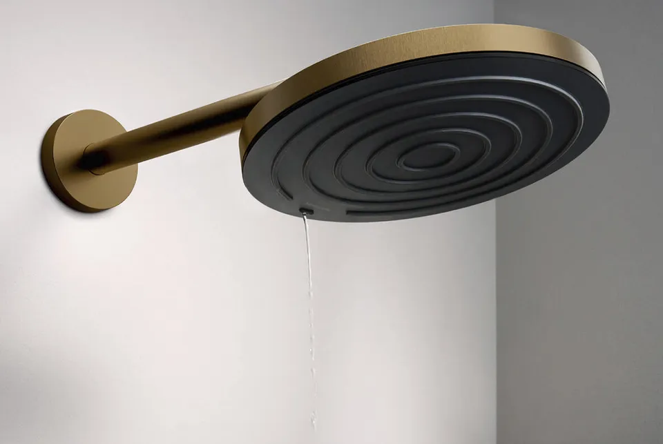 Кронштейн для верхнього душу S 390 мм, Brushed Bronze (24357140) — фото 2