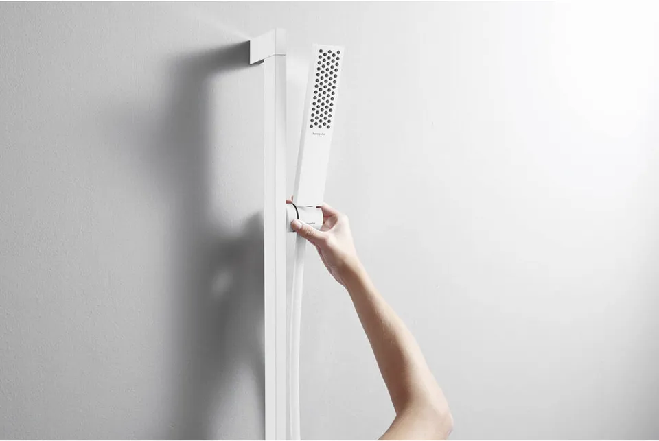 Душовий набір Pulsify E 100 1jet EcoSmart 65 см Matt White (24370700) — фото 2