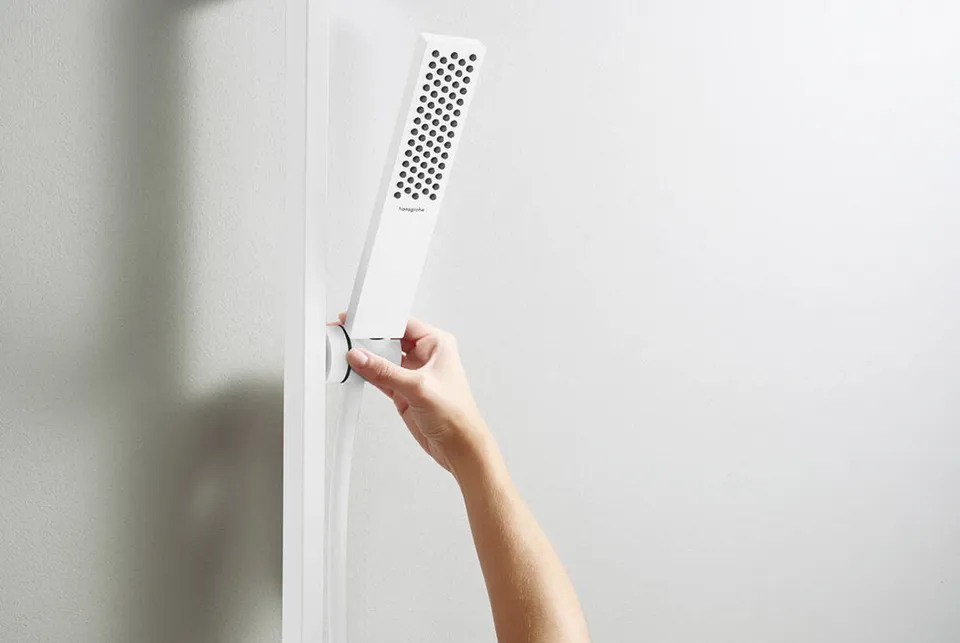 Душовий набір Pulsify E 100 1jet EcoSmart+ 65 см, Matt White (24371700) — фото 2