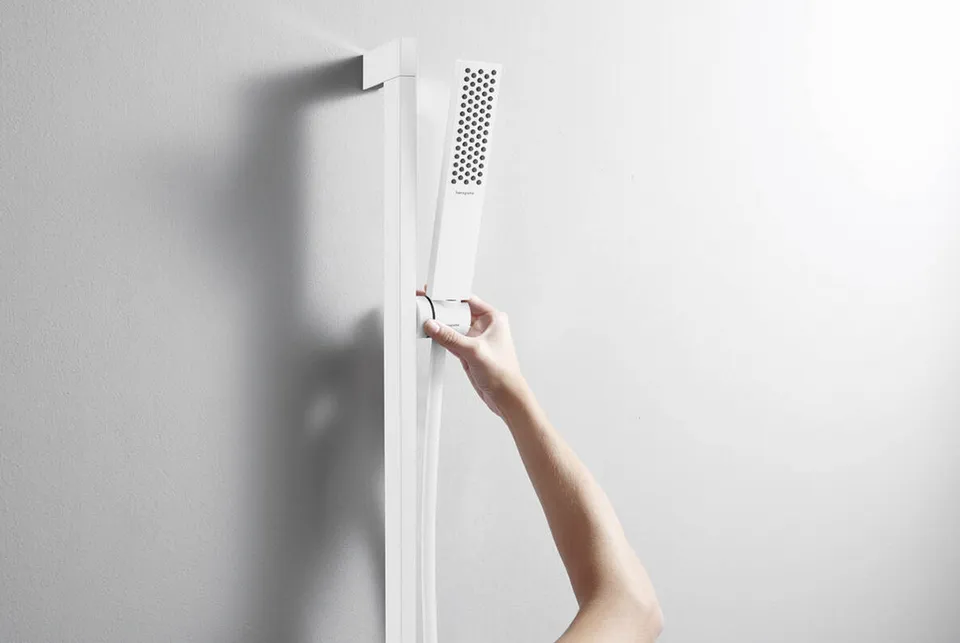 Душовий набір Pulsify E 100 1jet EcoSmart+ 65 см, Matt White (24371700) — фото 3