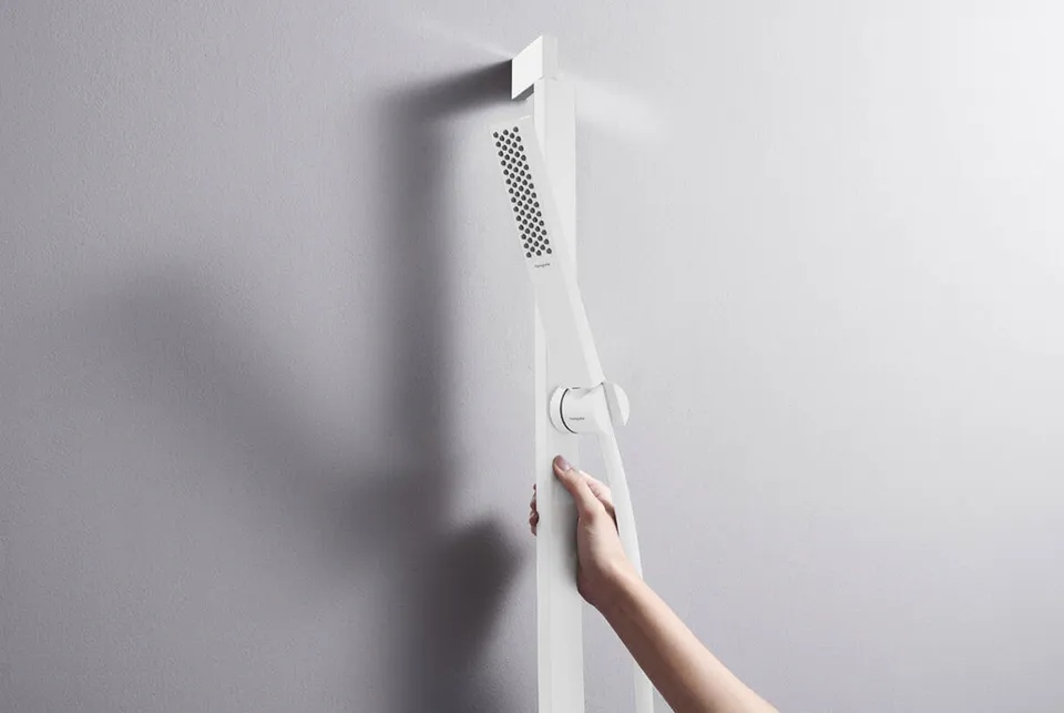 Душовий набір Pulsify E 100 1jet EcoSmart+ 65 см, Matt White (24371700) — фото 4