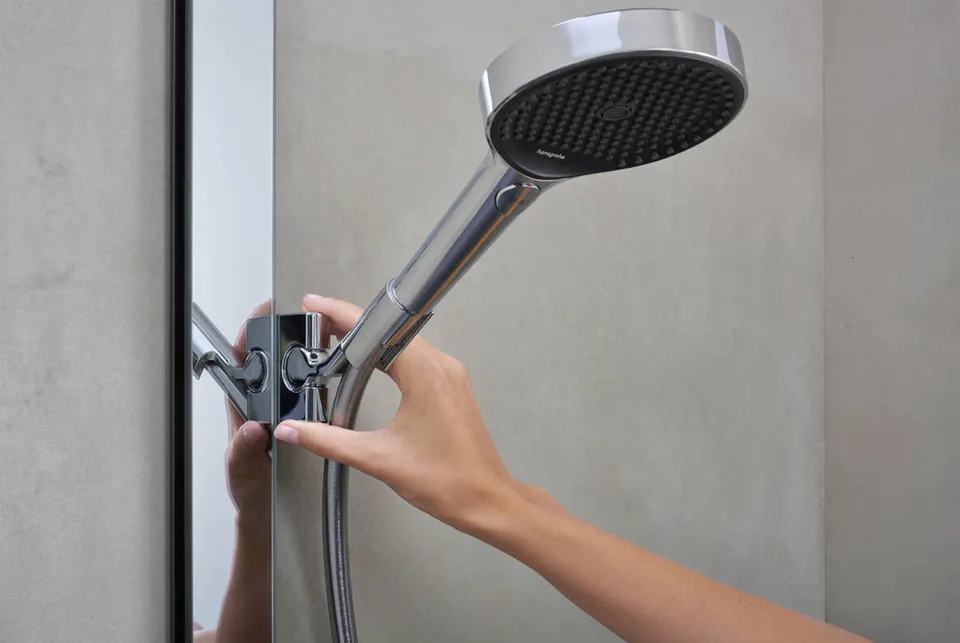 Душова система Rainfinity Showerpipe 250 1jet EcoSmart з термостатом ShowerTablet 350, Chrome (28742000) — фото 3