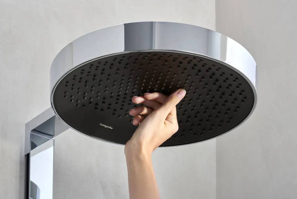 Душова система Rainfinity Showerpipe 250 1jet EcoSmart з термостатом ShowerTablet 350, Chrome (28742000) — фото 5