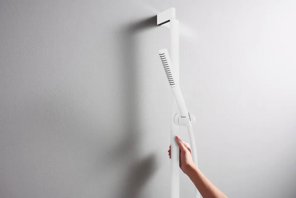 Душовий набір Pulsify S 100 1jet EcoSmart 65 см, Matt White (24372700) — фото 2