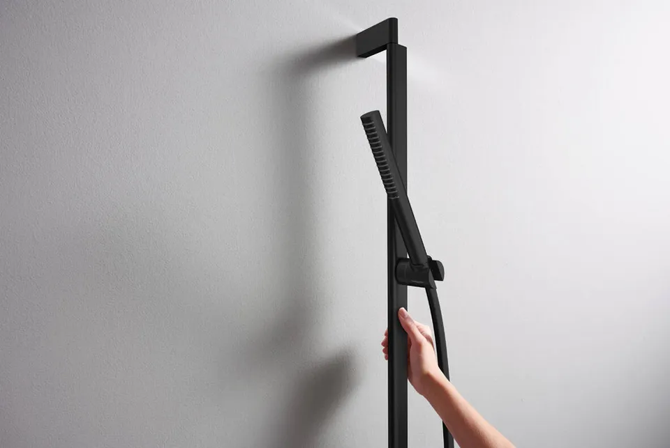 Душовий набір Pulsify S 100 1jet EcoSmart 90 см, Matt Black (24382670) — фото 3