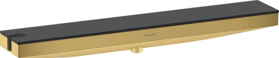 Шлангове під'єднання Porter 500 Rainfinity з поличкою L, Polished Gold Optic (26843990)