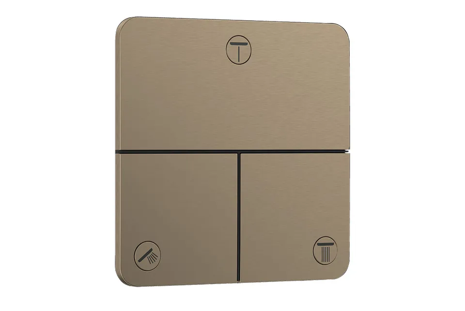 Перемикач ShowerSelect Comfort Q на 3 функції, Brushed Bronze (15587140)