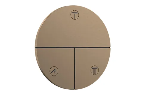 Перемикач ShowerSelect Comfort S на 3 функції, Brushed Bronze (15558140)