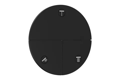 Перемикач ShowerSelect Comfort S на 3 функції, Matt Black (15558670)