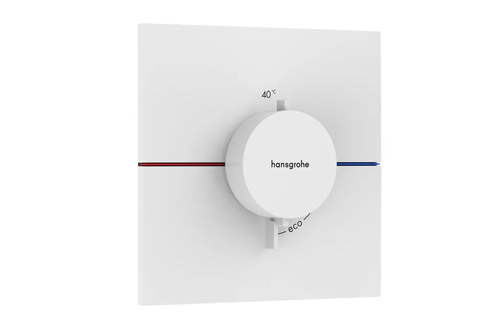 Термостат прихованого монтажу ShowerSelect Comfort E HighFlow, Matt White (15574700)
