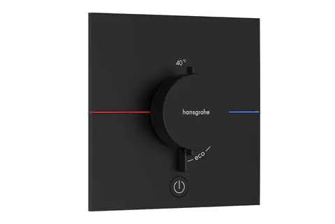 Термостат прихованого монтажу ShowerSelect Comfort E HighFlow на 1 функцію, Matt Black (15575670)