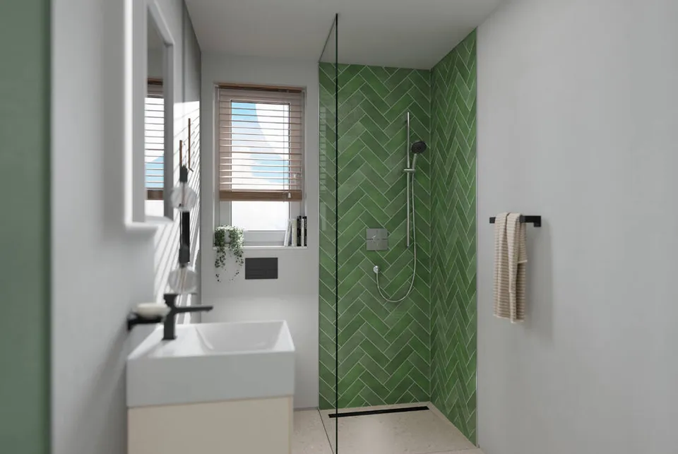 Термостат прихованого монтажу ShowerSelect Comfort E на 1 функцію, Chrome (15571000) — фото 2
