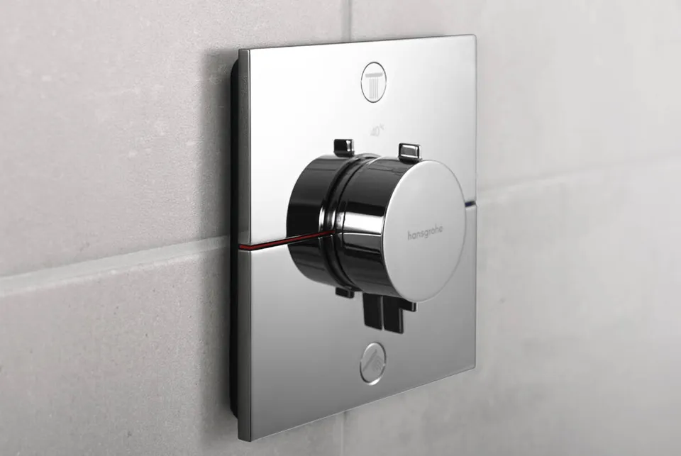 Термостат прихованого монтажу ShowerSelect Comfort E на 2 функції, Chrome (15572000) — фото 2
