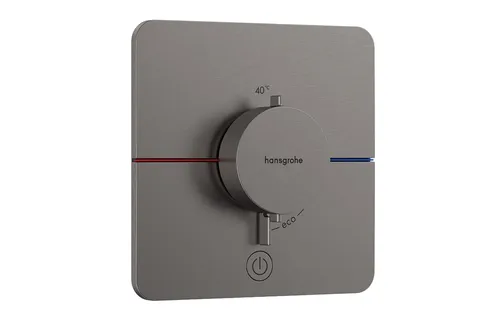 Термостат прихованого монтажу ShowerSelect Comfort Q HighFlow на 1 функцію, Brushed Black Chrome (15589340)
