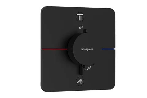 Термостат прихованого монтажу ShowerSelect Comfort Q на 2 функції, Matt Black (15583670)