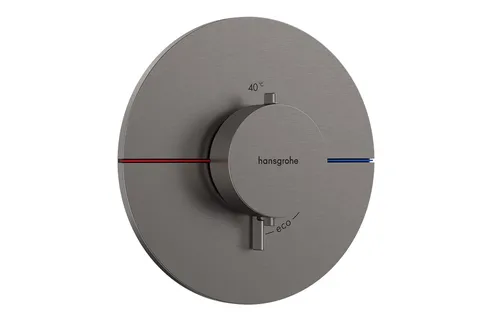 Термостат прихованого монтажу ShowerSelect Comfort S HighFlow, Brushed Black Chrome (15559340)