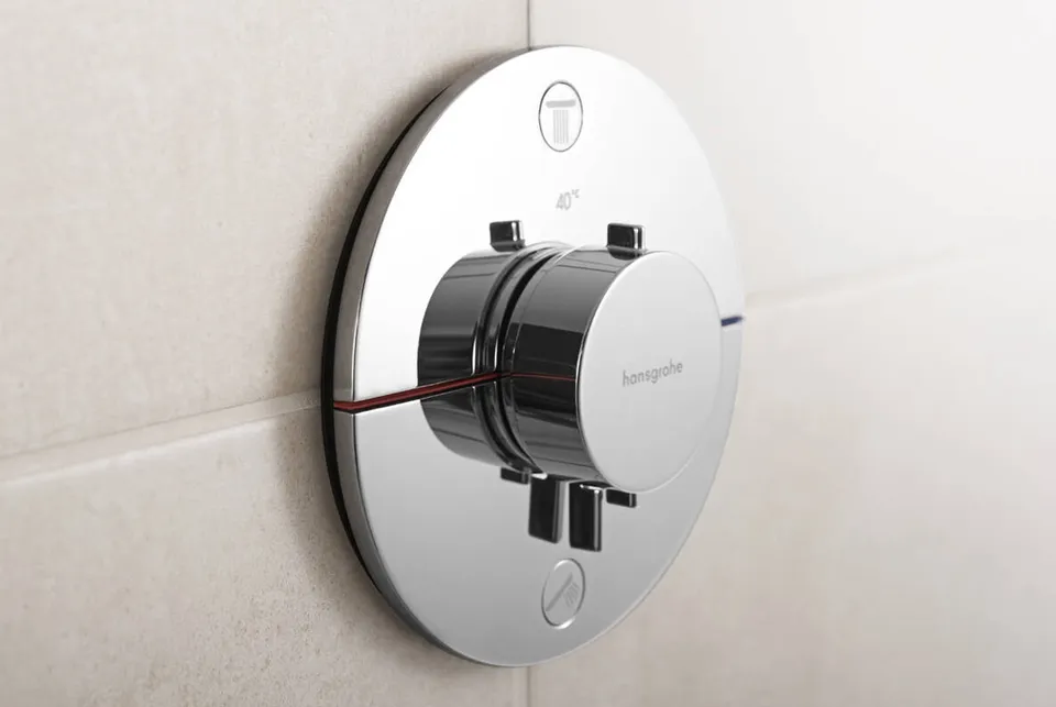 Термостат прихованого монтажу ShowerSelect Comfort S на 2 функції, Chrome (15554000) — фото 2