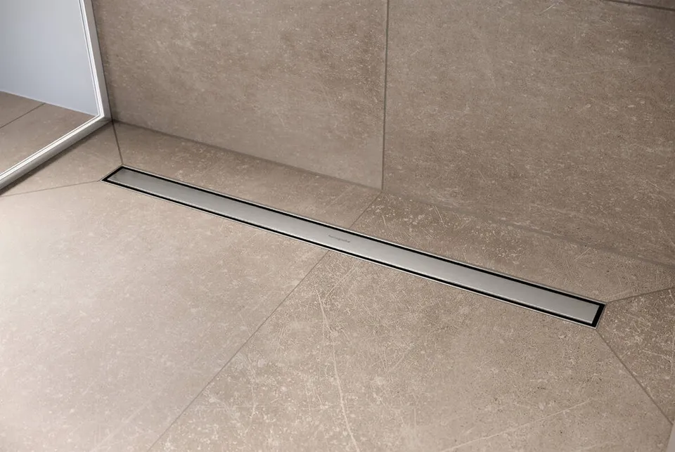 Трап для душу "RainDrain Compact Flat" 800 мм, Brushed Stainless Steel (56166800) — фото 2