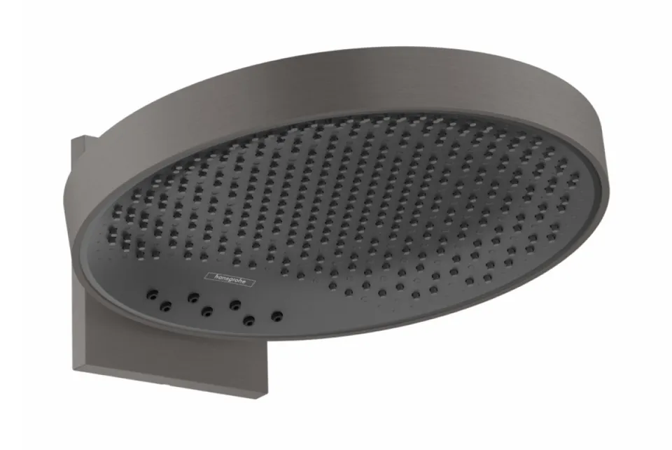 Верхній душ Rainfinity 360 3jet з тримачем, Brushed Black Chrome (26234340)