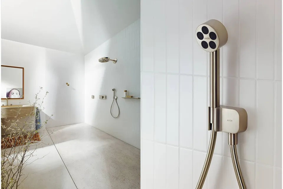 Шлангове під'єднання Fixfit Porter Axor One з тримачем, Brushed Nickel 45723820 — фото 3