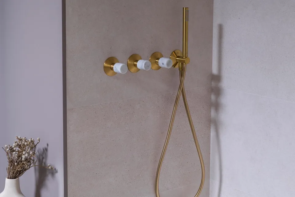 Шланг для душу 150 см, з покриттям PVC, brushed gold (100299356) — фото 2