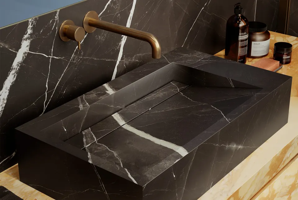 MEMT GRANDE MARBLE LOOK CALACATTA BLACK RET 120х120 (плитка для підлоги і стін) — фото 5