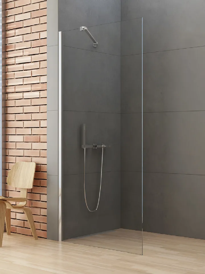 Душова кабіна walk in NEW SOLEO 100x195 скло clear ACTIVE SHIELD 6мм