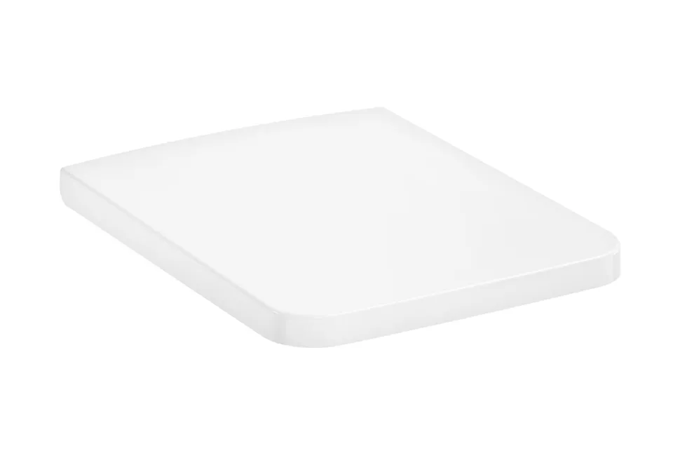Сидіння на унітаз EluPura Q з функцією SoftClosing top fix, металеві петлі, White (60150450)