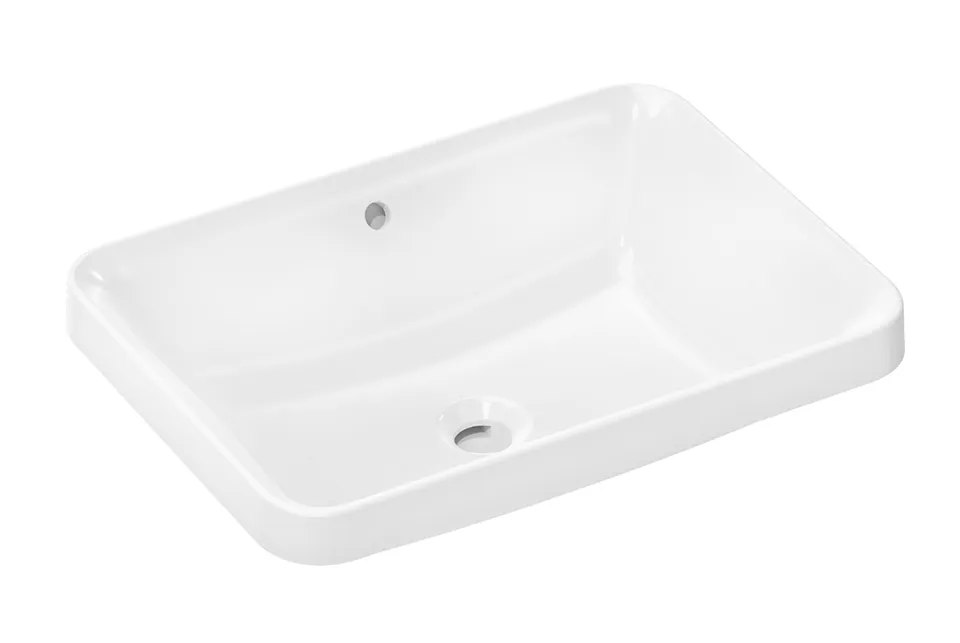 Умивальник Xuniva Q SmartClean врізний на стільницю 550х400 мм, White (61066450)