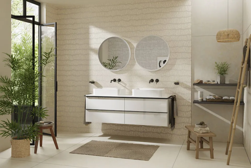 Умивальник Xuniva Q SmartClean накладний без переливу 550х400 мм, White (61075450) — фото 3