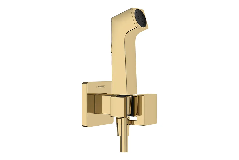Комплект гігієнічного душу E EcoSmart+ на змішану воду, Polished Gold Optic (29233990)