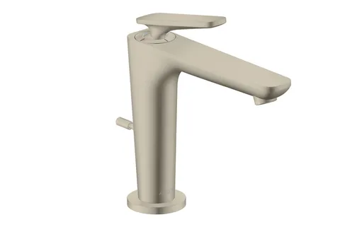 Змішувач Axor Citterio C 125 CoolStart для умивальника з донним клапаном pop-up, Brushed Nickel (49030820)