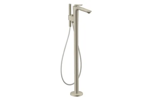 Змішувач Axor Citterio C для ванни підлоговий Cubic cut, Brushed Nickel (49441820)