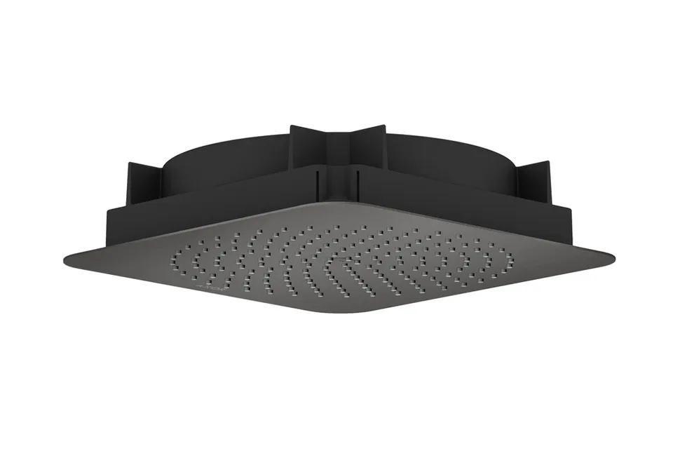 Верхній душ Axor Citterio C 270х270 1jet вбудований EcoSmart+, Brushed Black Chrome (28795340)