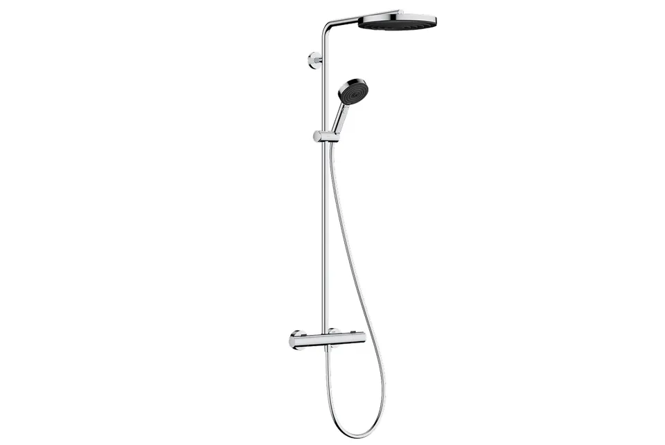 Душова система Pulsify S Puro Showerpipe 260 1jet EcoSmart з Ecostat Fine, Chrome (24237000)