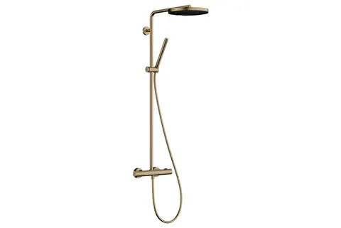 Душова система Pulsify S Puro Showerpipe 260 1jet EcoSmart з Ecostat Fine, Brushed Bronze (24223140)