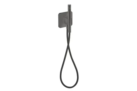 Набір Porter Axor Citterio C 120х120 см з лійкою 2jet та шлангом Textile 1,25 Brushed Black Chrome (49626340)
