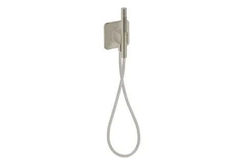 Набір Porter Axor Citterio C 120х120 см з лійкою 2jet та шлангом Textile 1,25 Brushed Nickel (49626820)
