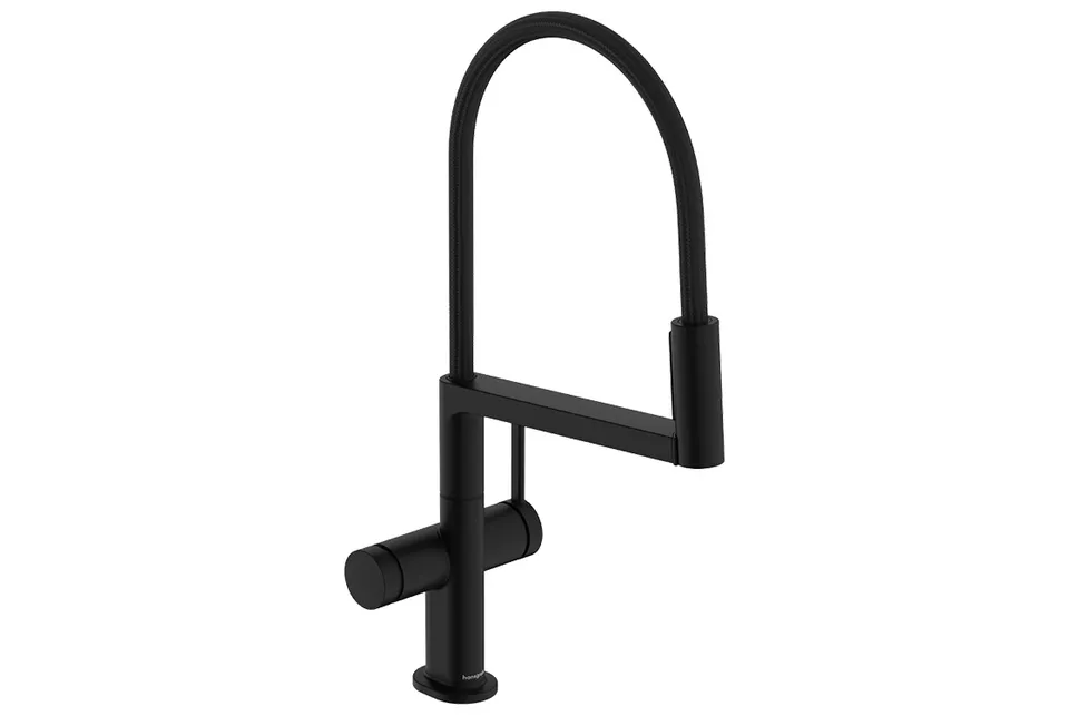 Змішувач Talis M54 PowderSpray 210 3jet Semi-Pro кухонний, Matt Black (72861670)