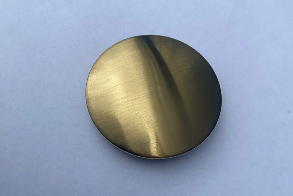 Корок-автомат для умивальника 5/4 " золотий CWP60-CB-GP-PVD — фото 2