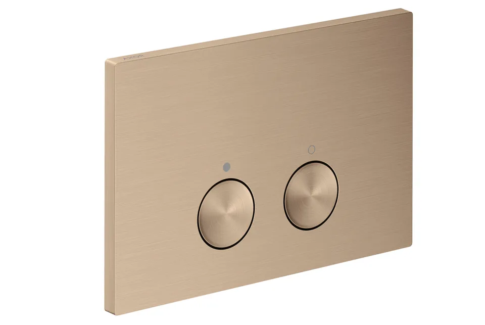 Панель змиву AXOR FlushPlate Sigma, Brushed Red Gold (42530310)