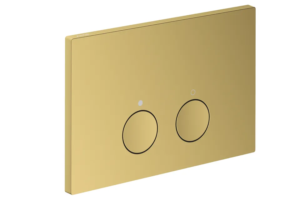 Панель змиву AXOR FlushPlate Sigma, Polished Gold Optic (42530990)