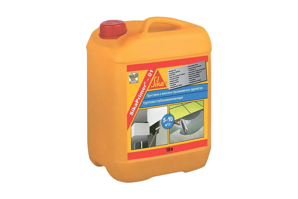 Універсальна грунтовка Sika Primer-01+ каністра 10 л