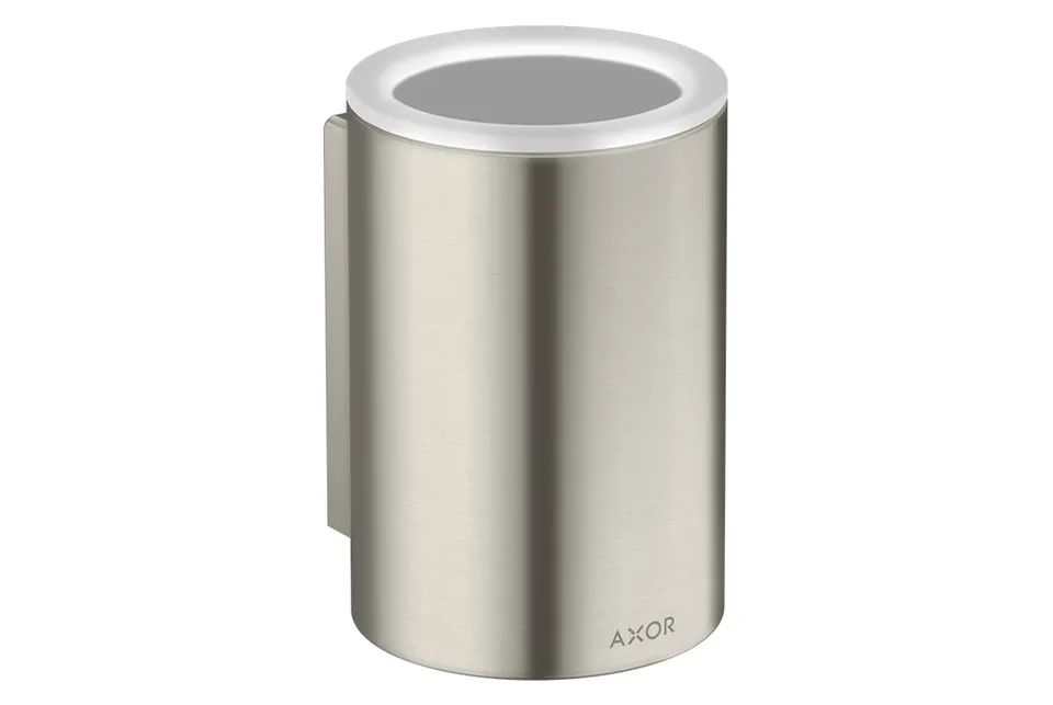 Стакан підвісний Axor Universal Circular, Stainless Steel Optic (42804800)